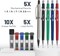 Mechanical Pencil Set with Lead and Eraser Refills, 5 Sizes - 0.3, 0.5, 0.7, 0.9 and 2 Millimeters, Drafting, Sketching, Illustrations, Architecture, Drawing Mechanical Pencils